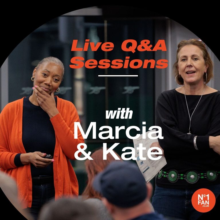 Live Q&A Sessions with Marcia & Kate